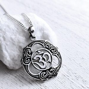 Om Sacred Silver Pendant