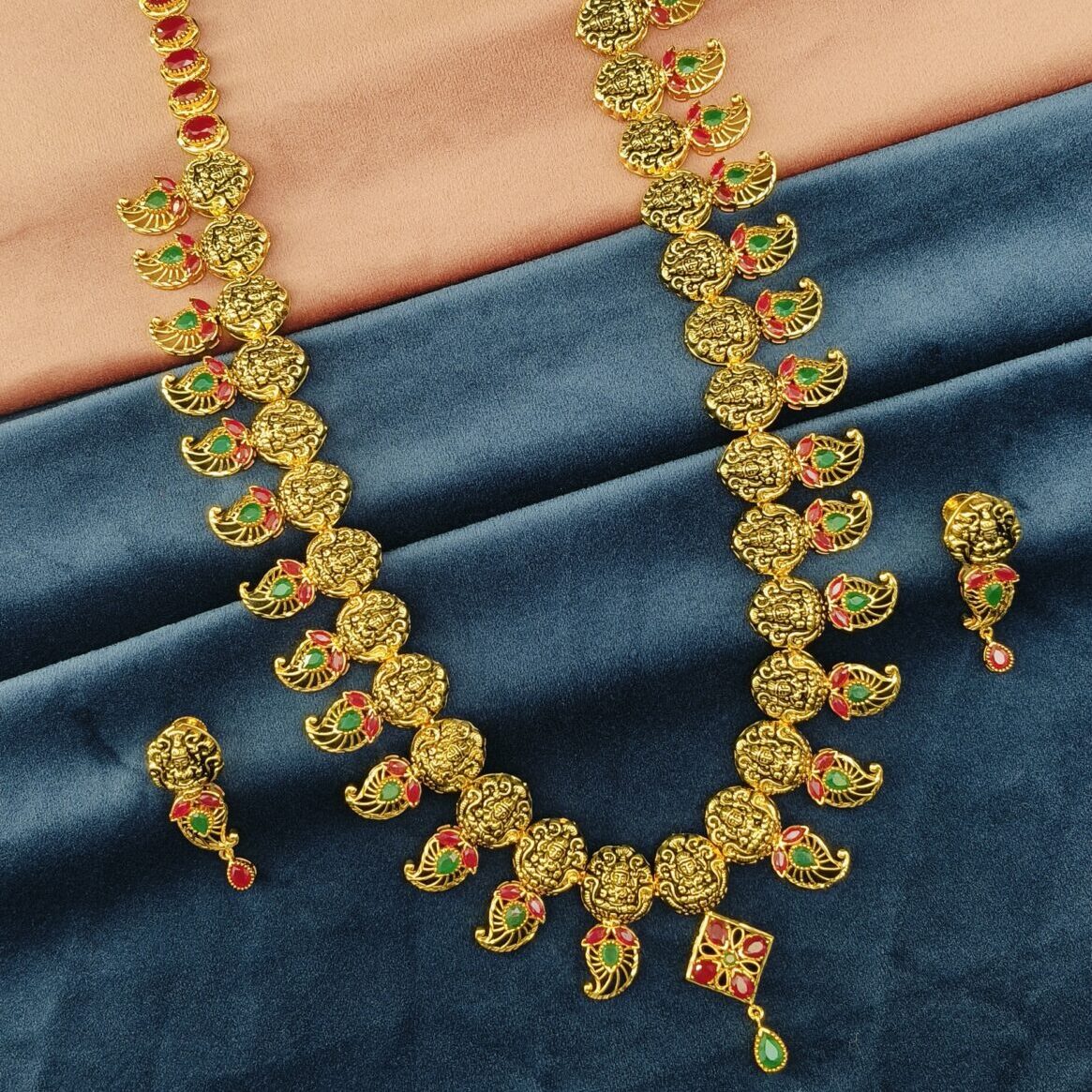 Ruby Emerald Necklace