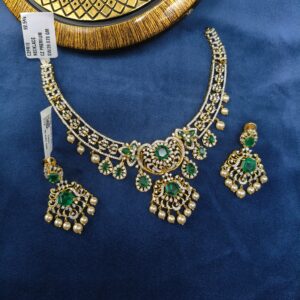 CZ NECKLACE WITH EARRINGS