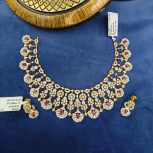 CZ NECKLACE WITH EARRINGS
