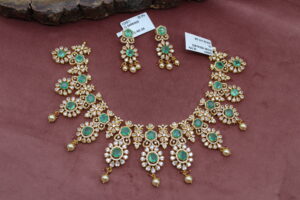 CZ NECKLACE WITH EARRINGS