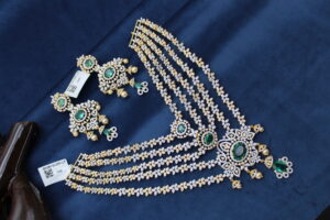 CZ NECKLACE WITH EARRINGS