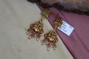 3D NAKSHI EARRINGS