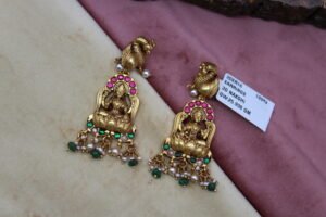 3D NAKSHI EARRINGS