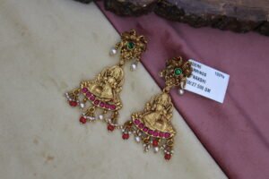 3D NAKSHI EARRINGS