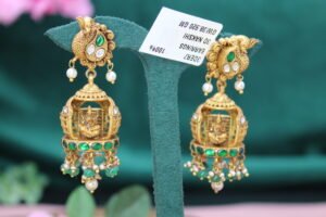 3D NAKSHI EARRINGS