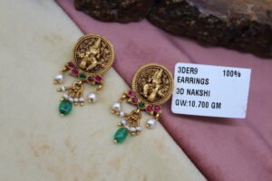 3D NAKSHI EARRINGS