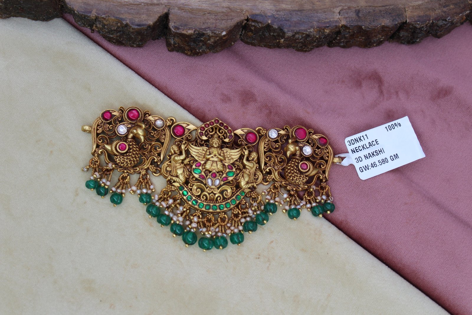 3D NAKSHI NECKLACE