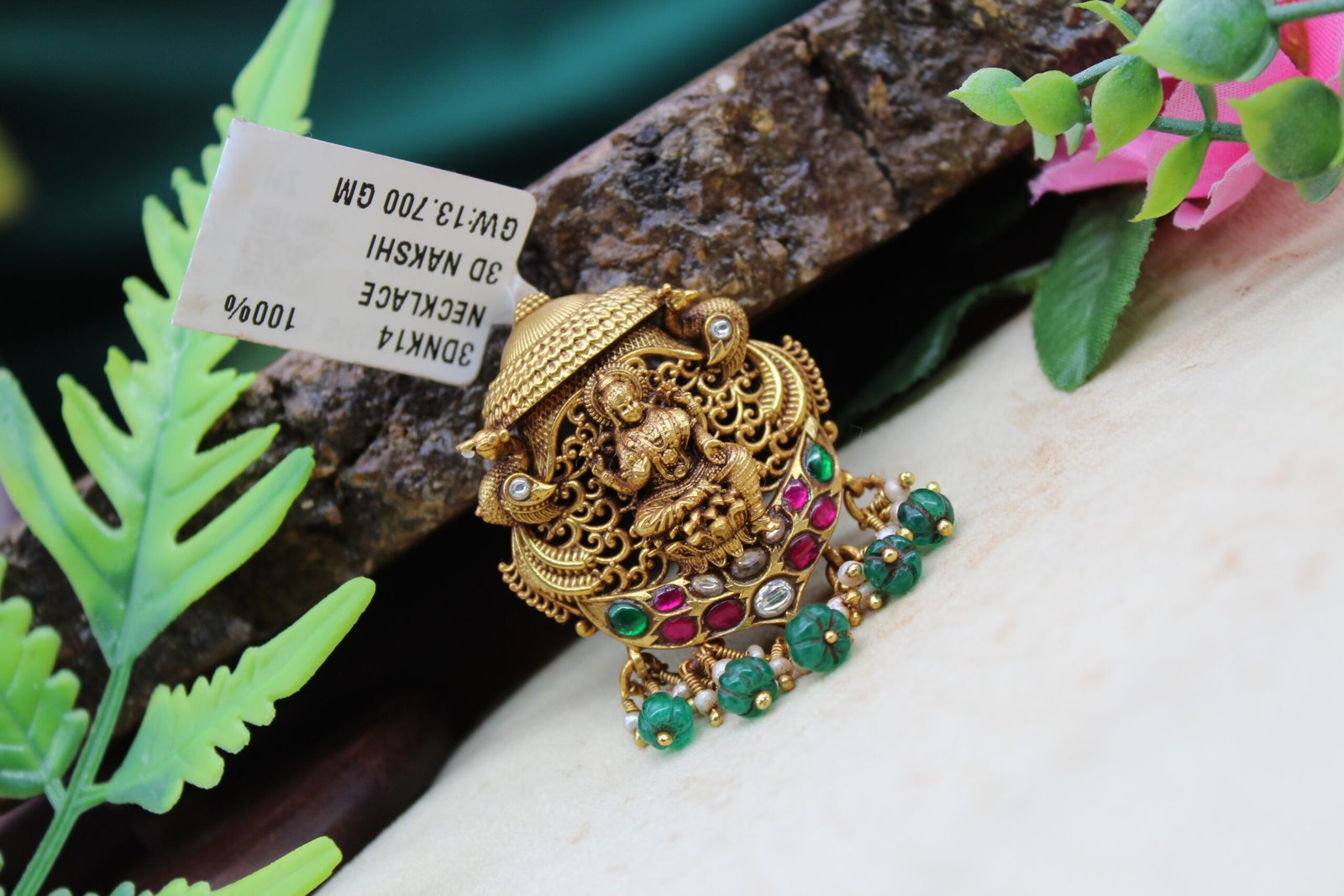 3D NAKSHI PENDANT