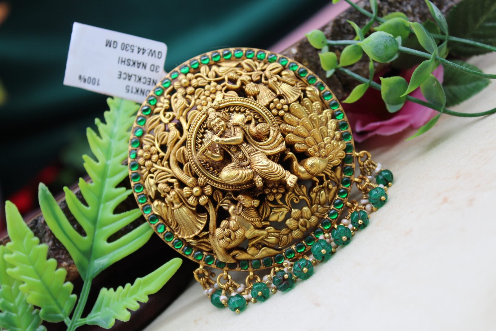 3D NAKSHI PENDANT