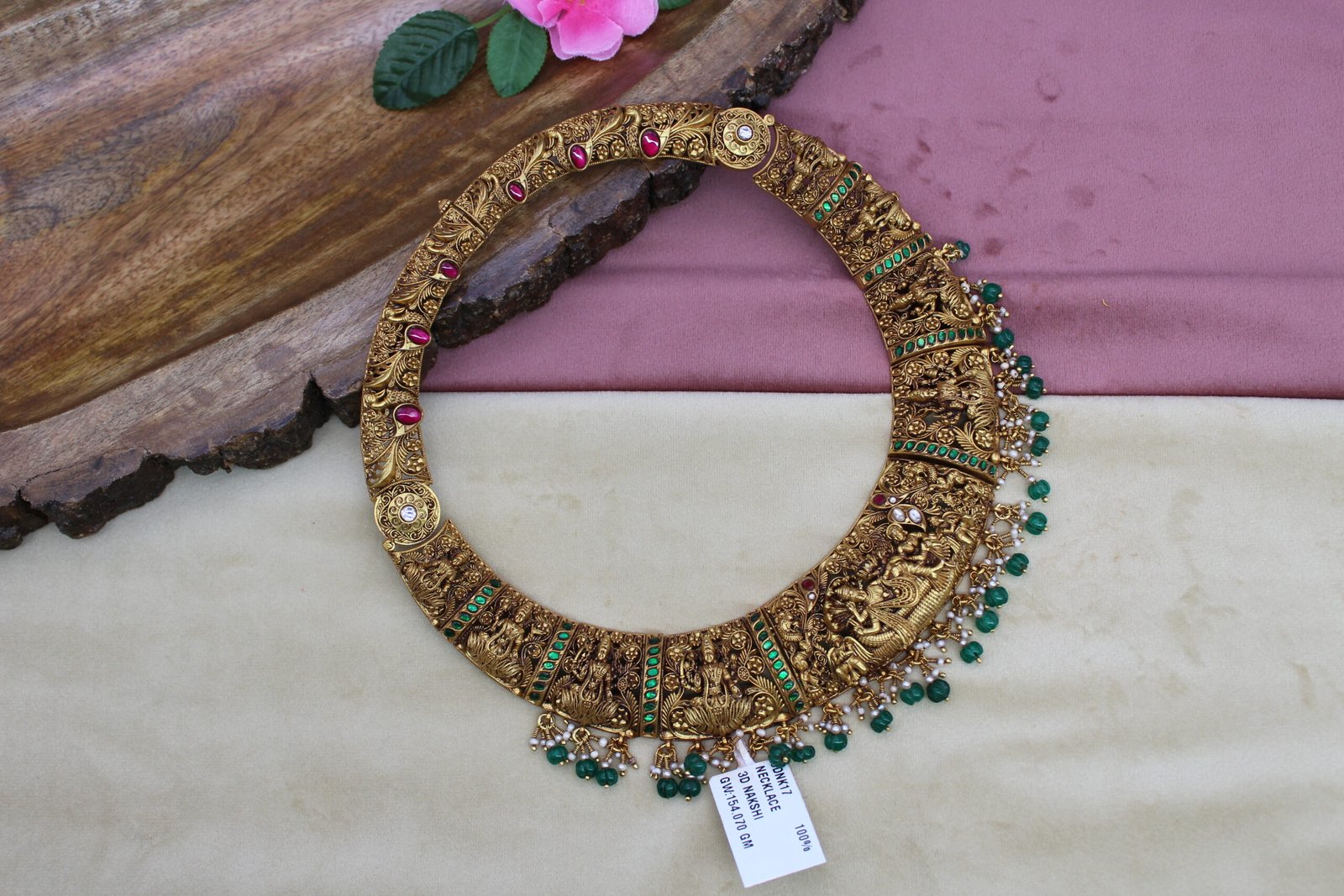 3D NAKSHI NECKLACE