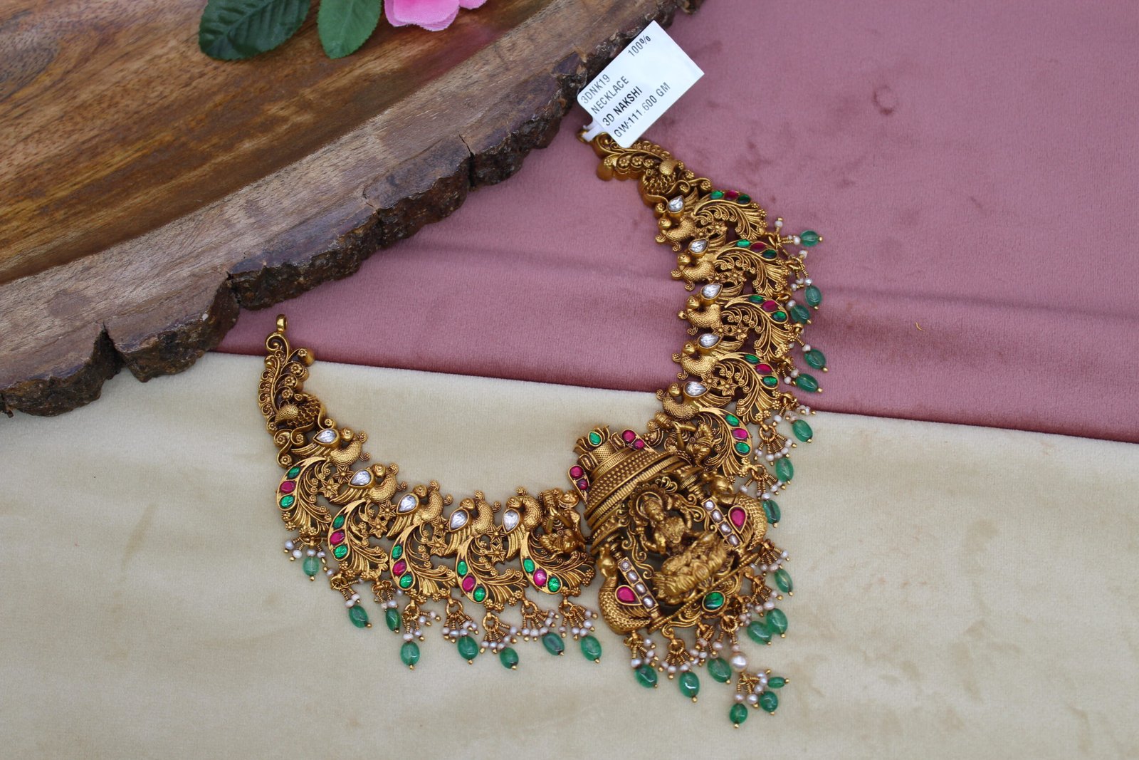 3D NAKSHI NECKLACE