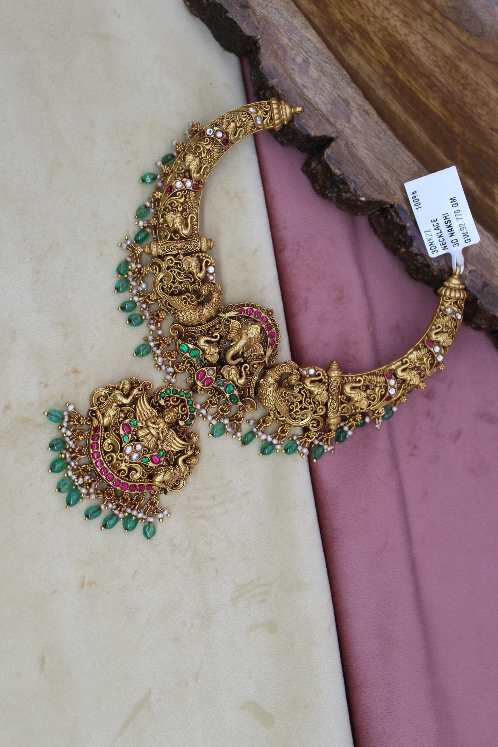 3D NAKSHI NECKLACE