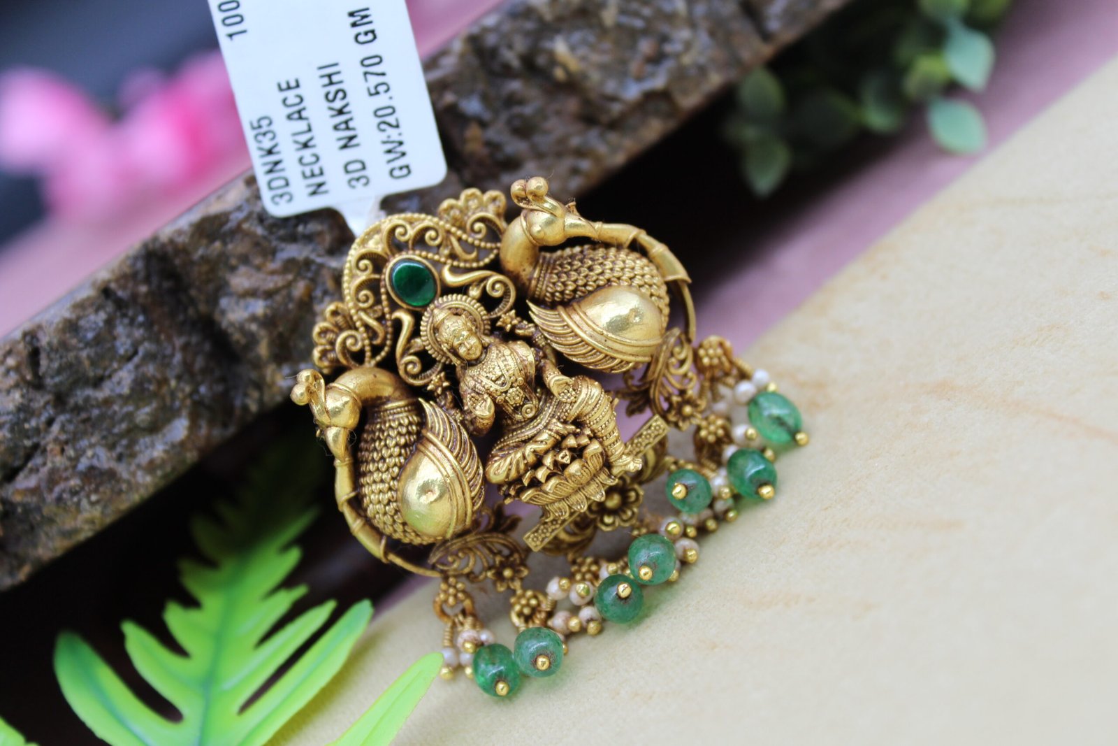 3D NAKSHI PENDANT