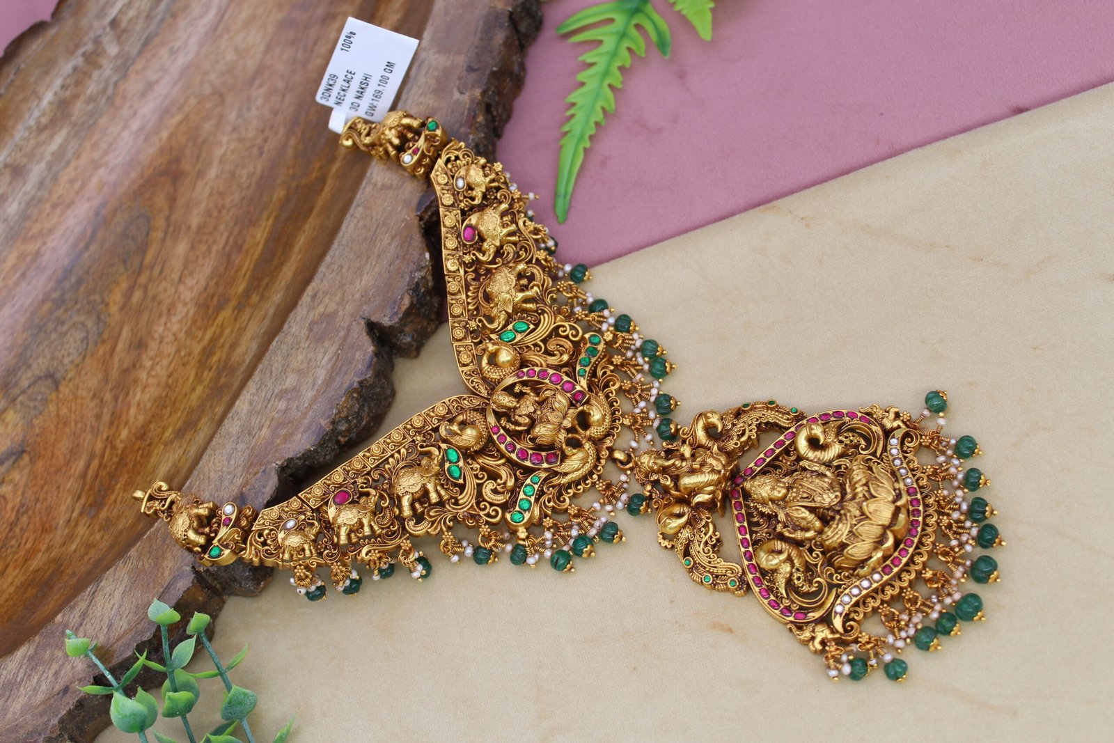 3D NAKSHI NECKLACE