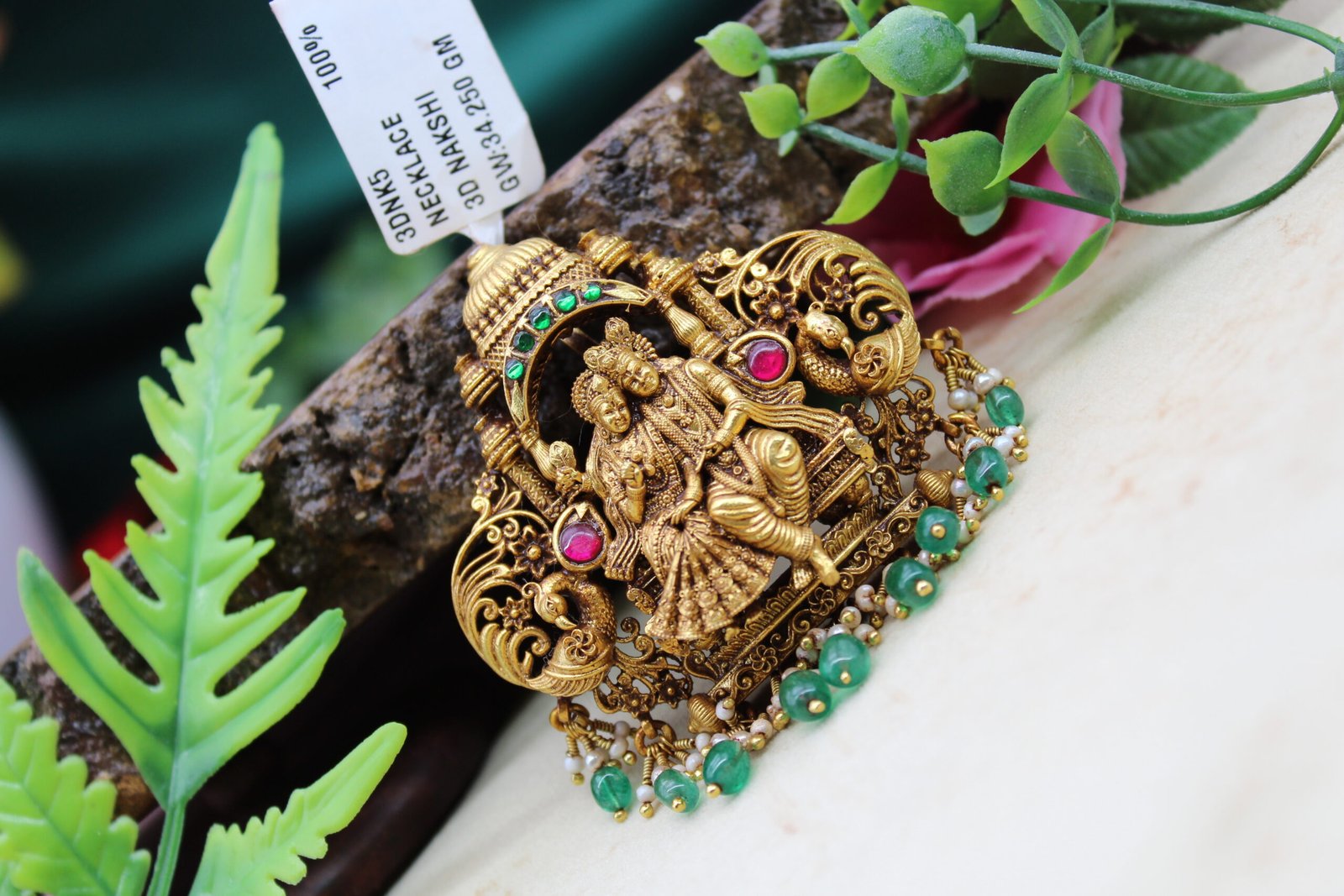3D NAKSHI PENDANT