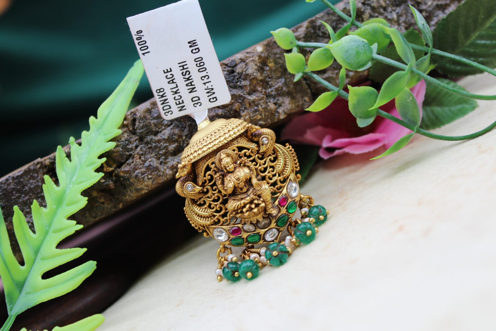 3D NAKSHI PENDANT