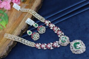 CZ PREMIUM NECKLACE WITH EARRINGS