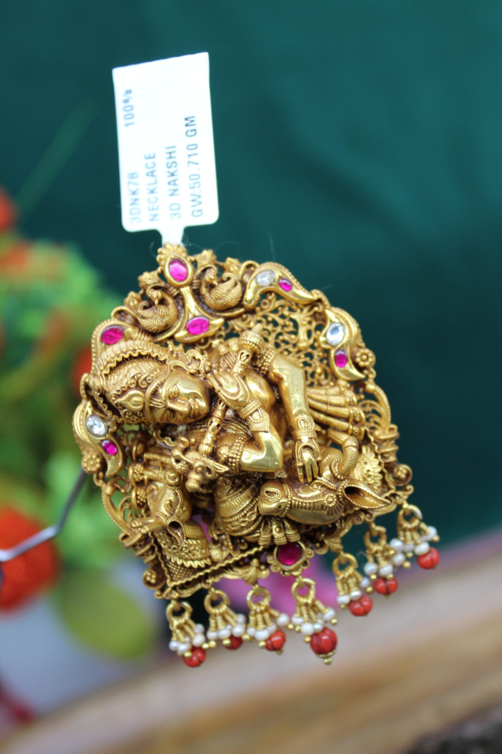 3D NAKSHI PENDANT